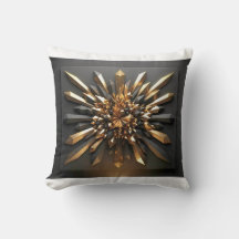 Luxe goud en donkere kristal 3D geometrische acces