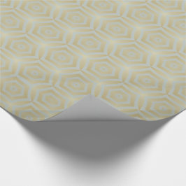 Luxe Goud en Ivoor Patterned Cadeaupapier