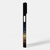 Luxe Goud en Marineblauw Kosmische Draaikolk Mozaï Case-Mate iPhone Case (Achterkant / Rechts)