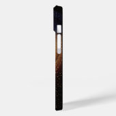 Luxe Goud en Marineblauw Kosmische Draaikolk Mozaï Case-Mate iPhone Case (Achterkant / Links)
