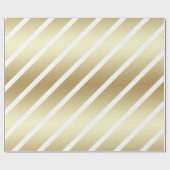 Luxe goud en wit inpakpapier (Vlak)