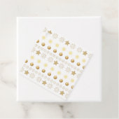 Luxe Goud en Witte Luxe Festiviteit Bedankjes Labels (In situ)