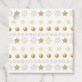 Luxe Goud en Witte Luxe Festiviteit Bedankjes Labels