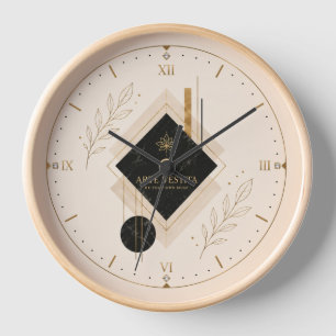 Luxe goud en zwart horloge ontwerp – ARTE VES