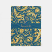 Luxe goud fleece deken (Voorkant)