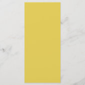 Luxe Goud Folie Bloem Bruiloftsmenu kaart (Achterkant)