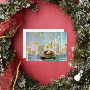 Luxe Goud Folie Pasen Gastboek Uitnodiging