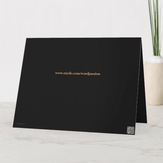 Luxe goud gepersonaliseerde 104e verjaardag kaart (Achterkant)