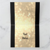 Luxe goud gepersonaliseerde 104e verjaardag kaart (Binnen)