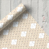 Luxe Goud Getuft Monogram Cadeaupapier