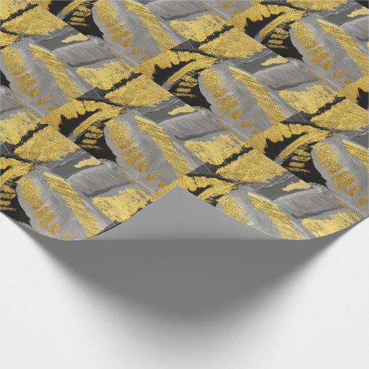 Luxe goud:  grunge textuur. cadeaupapier (Hoek)