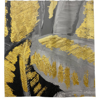 Luxe goud:  grunge textuur. douchegordijn