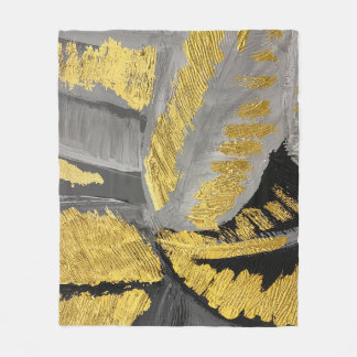 Luxe goud:  grunge textuur. fleece deken