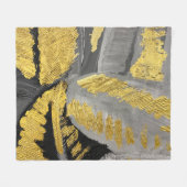Luxe goud:  grunge textuur. fleece deken (Voorkant (Horizontaal))