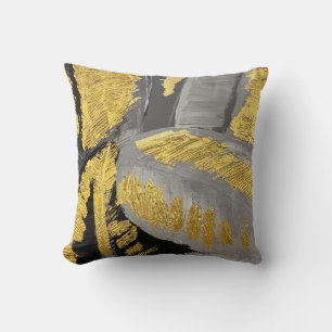 Luxe goud:  grunge textuur. kussen