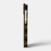 Luxe goud guilloché naadloos patroon Case-Mate iPhone case (Achterkant / Links)