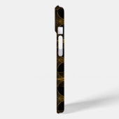 Luxe goud guilloché naadloos patroon Case-Mate iPhone case (Achterkant / Links)