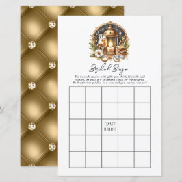 Luxe Goud Kamp Bruid Vrijgezellenfeest Bingo Spel