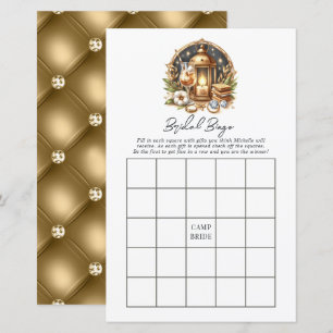 Luxe Goud Kamp Bruid Vrijgezellenfeest Bingo Spel