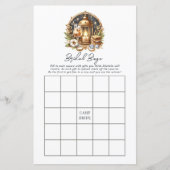 Luxe Goud Kamp Bruid Vrijgezellenfeest Bingo Spel (Voorkant)