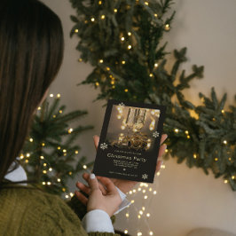 Luxe Goud & KerstZwart Kaart