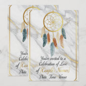 Luxe Goud Marmer Kaart (Voorkant / Achterkant)