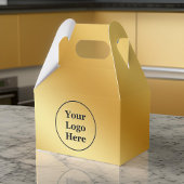 Luxe goud metallic bedankdoosjes