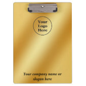 Luxe goud metallic klembord (Voorkant)