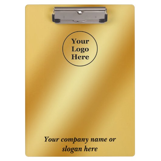 Luxe goud metallic klembord (Voorkant)