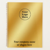Luxe goud metallic planner (Voorkant)
