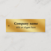 Luxe goud metallic Prijs Label (Voorkant)