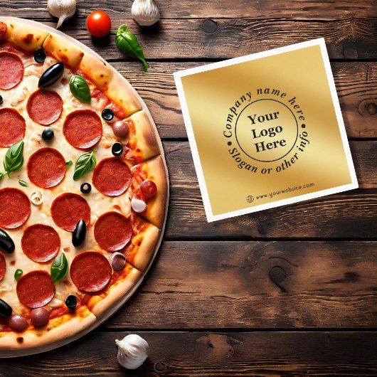 Luxe goud metallic servet