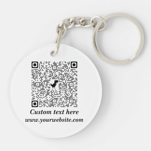 Luxe goud metallic sleutelhanger (Achterkant)