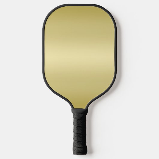 Luxe Goud modern golfgradiëntpatroon Pickleball Paddle (Voorkant)
