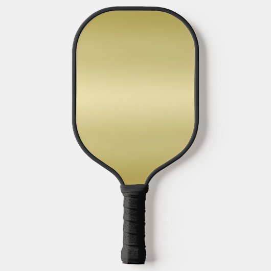 Luxe Goud modern golfgradiëntpatroon Pickleball Paddle (Achterkant)