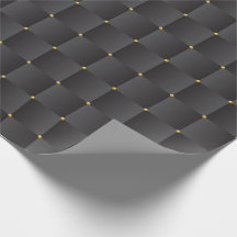 Luxe goud-reliëf zwart inpakpapier
