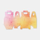 Luxe goud & roze cadeauverpakking bedankdoosjes (Uitgevouwen)