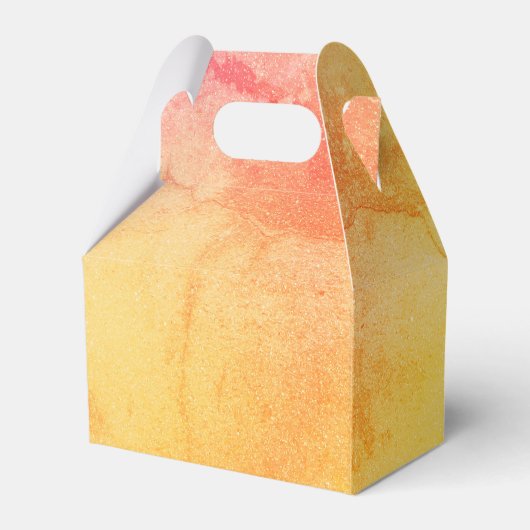 Luxe goud & roze cadeauverpakking bedankdoosjes (Voorkant Zijde)