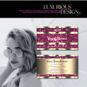 Luxe Goud Roze Sparkle Glitter Schattige Tiny Star Visitekaartje