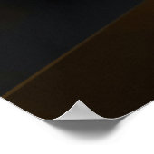 Luxe Goud Zwart Abstract Geometrisch Poster (Hoek)