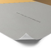 Luxe Goud Zwart Abstract Poster (Hoek)