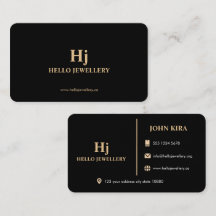 Luxe Goud Zwart Monogram minimaal