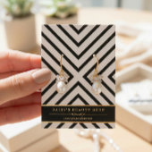 Luxe Goud Zwart Wit Oorbel Display Kaarten Visitekaartjes