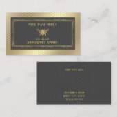  Luxe goudbijenhoning/bijenhoning/bijenschil Visitekaartje (Voorkant / Achterkant)