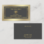  Luxe goudbijenhoning/bijenhoning/bijenschil Visitekaartje (Voorkant / Achterkant)