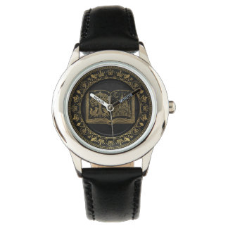 Luxe Goudblad Verhaalboek Herinnering Aandenken Horloge