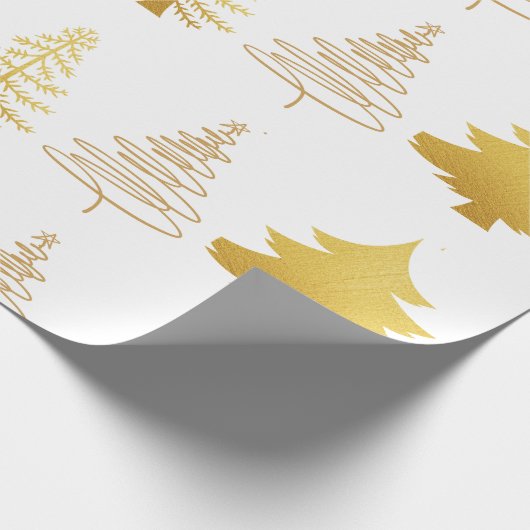 Luxe goudboom cadeaupapier (Hoek)