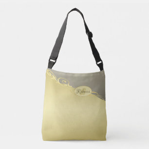 Luxe gouddecoratie op goud en zilver, Monogram Crossbody Tas