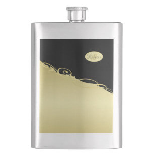 Luxe gouddecoratief op goud en zwart, Monogram Flacon