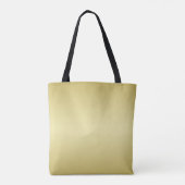 Luxe gouddecoratief op goud en zwart, Monogram, Tote Bag (Achterkant)